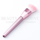 Big Fiber Foundation Makeup Brush Pearl Pink Aluminum Ferrule 85g