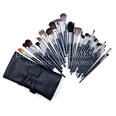 FSC Customized Ferrule Professional Cosmetic Brush Set Set Kuas Rias Hitam
